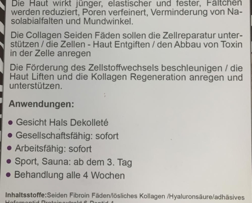 Seiden Collagenfäden